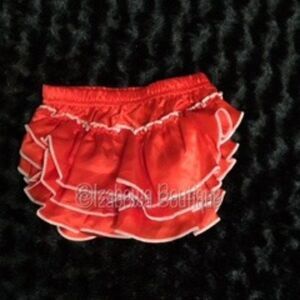 Red Satin Bloomer -Ruffle Butt  BLORED  NWT Boutique